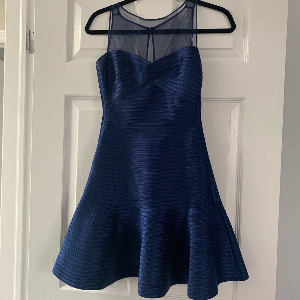 BCBG Maxazria - Royal Blue Trumpet Dress - Size 0